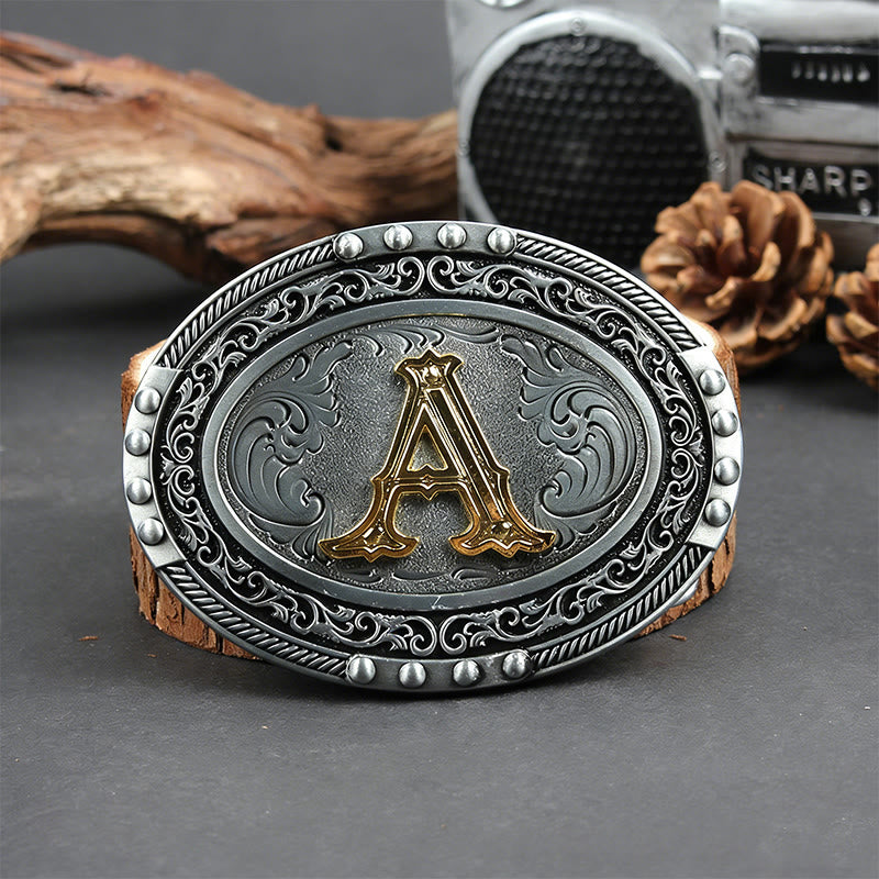 Ceinture en cuir pour homme, argentée, noire, ovale, avec boucle dorée. - UN - Sans ceinture - image 10