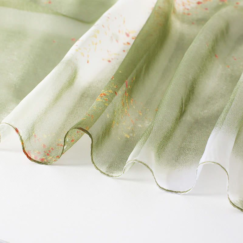 Écharpe légère et fluide à imprimé floral pour femme, idéale en toute saison - image 3