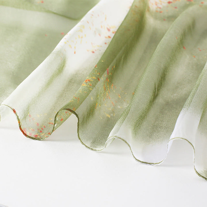 Écharpe légère et fluide à imprimé floral pour femme, idéale en toute saison - image 3