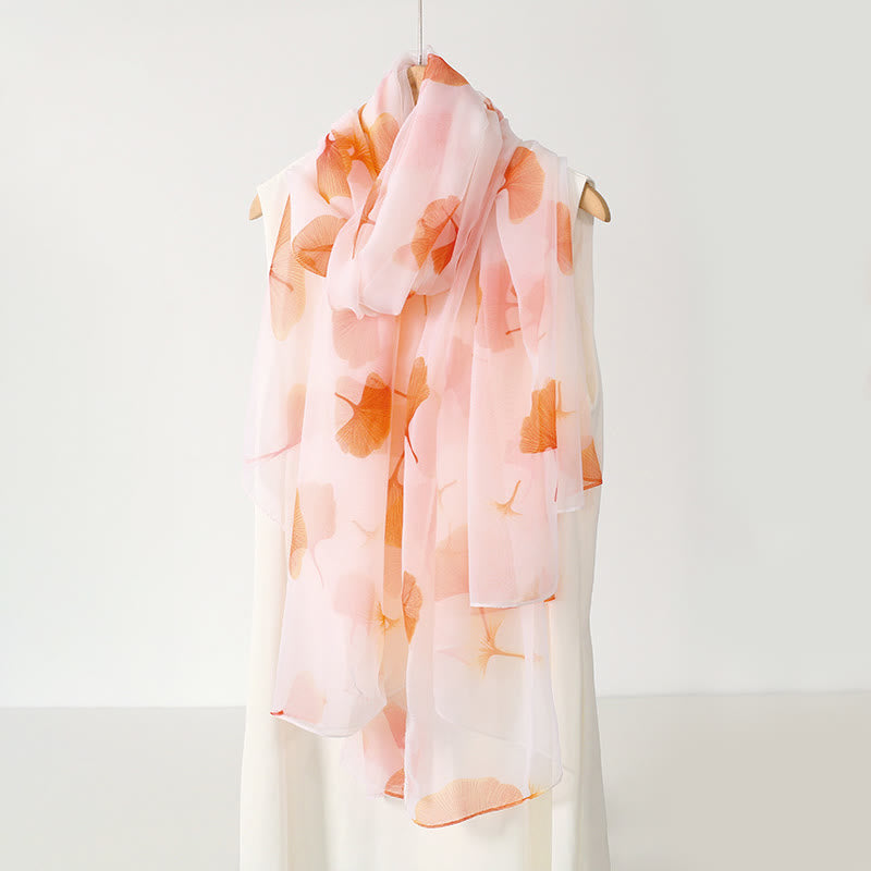 Écharpe légère et fluide à imprimé floral pour femme, idéale en toute saison - image 13