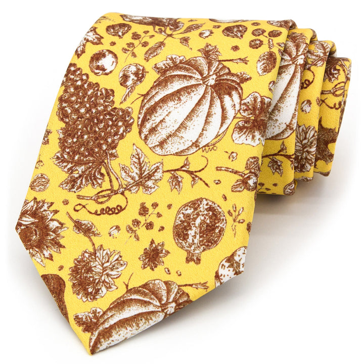 Cravate large pour homme, style rétro intemporel, à imprimé floral - image 7