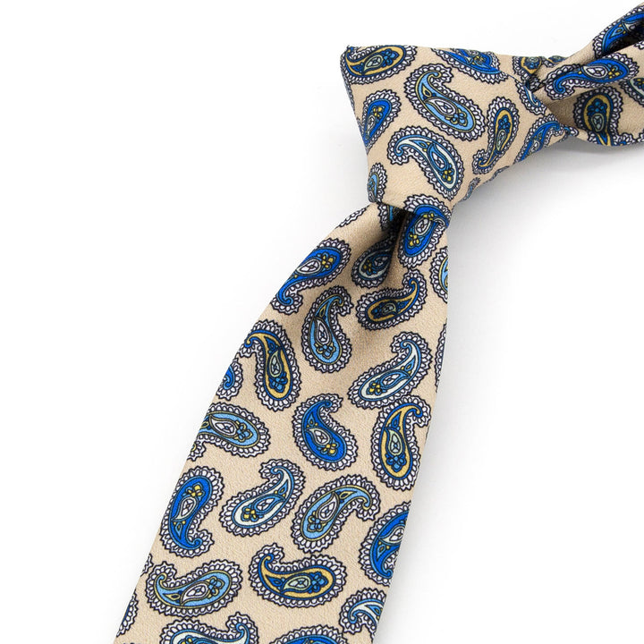 Cravate large pour homme, style rétro intemporel, à imprimé floral - image 29