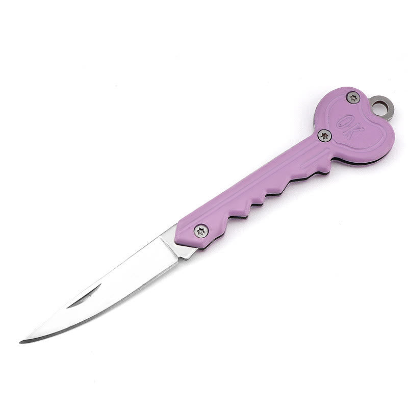 Couteau pliant Colorful Love OK, outil EDC d'extérieur - Violet - image 11