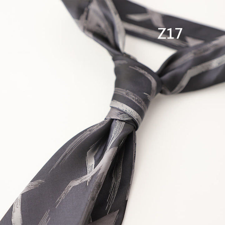 Cravates pour hommes en tissu soyeux à motifs ornementaux - Style n° 17 - image 36