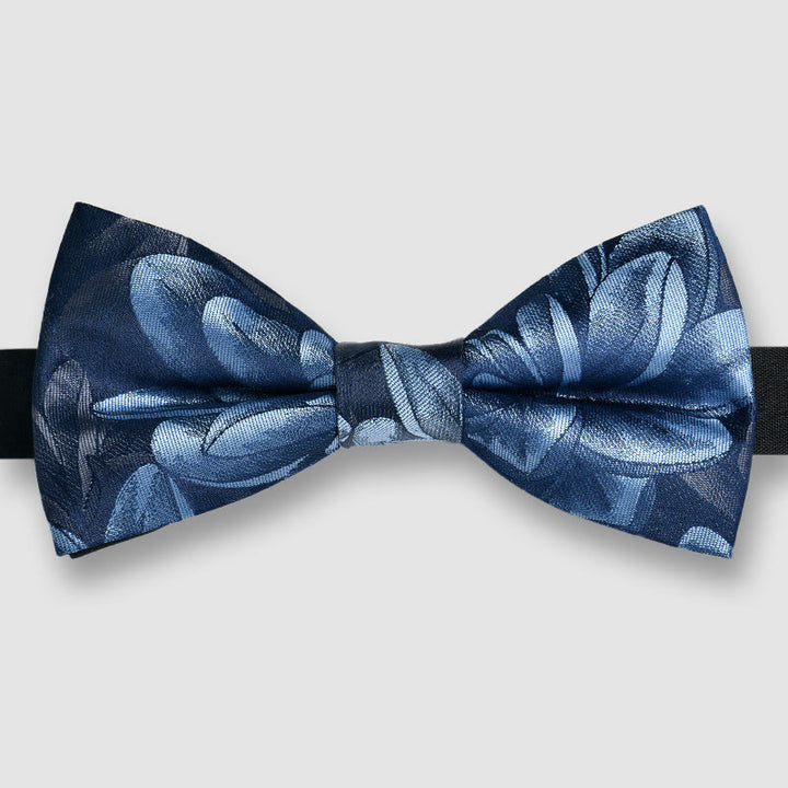 Nœud papillon pour homme en tissu lustré à motifs ornés - Style n° 1 - image 0