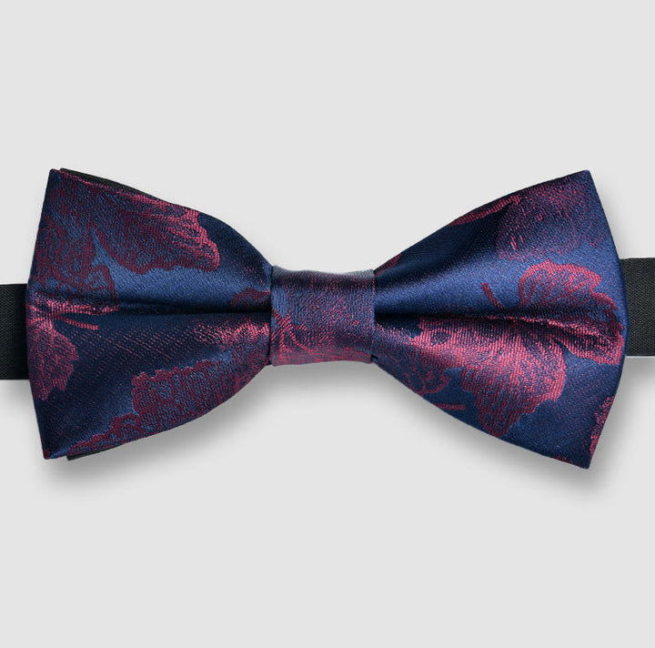 Nœud papillon pour homme en tissu lustré à motifs ornés - Style n° 3 - image 2