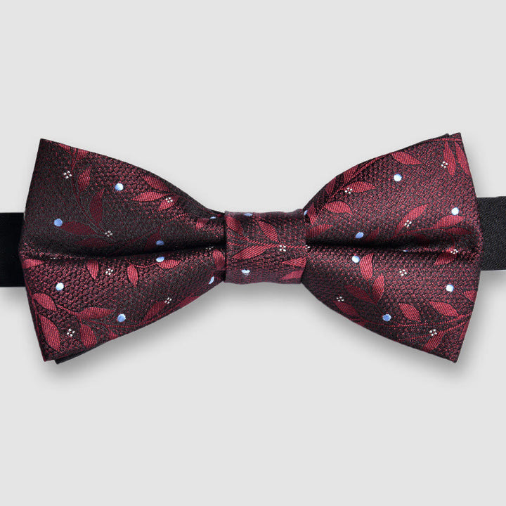 Nœud papillon pour homme en tissu lustré à motifs ornés - Style n° 5 - image 4