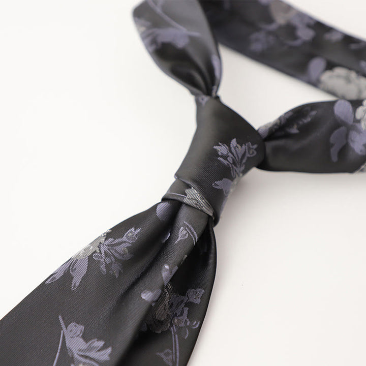 Cravates pour hommes en tissu soyeux à motifs ornementaux - Style n° 10 - image 11