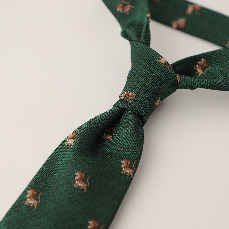 Cravates pour hommes en tissu soyeux à motifs ornementaux - image 51