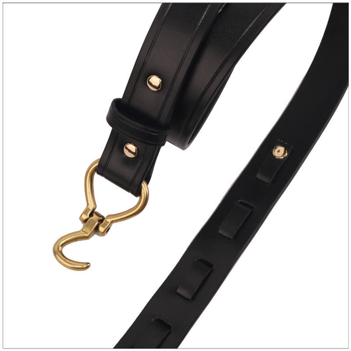 Ceinture en cuir pour femme, fine et élégante, avec boucle ardillon dorée - image 4