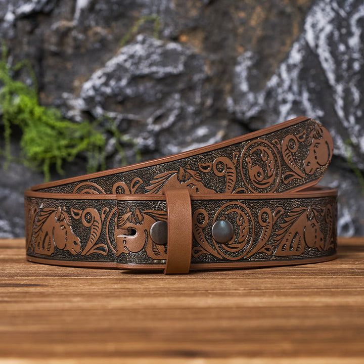 Ceinture en cuir à motif western (sans boucle) à faire soi-même - image 7