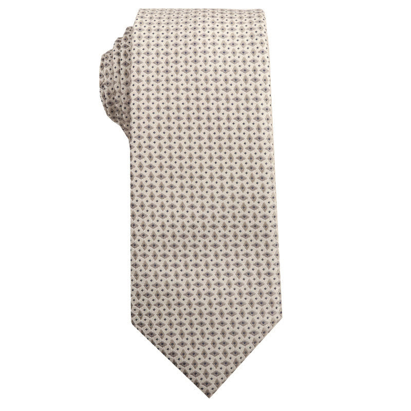 Cravates beiges polyvalentes pour hommes, à motifs variés - Style n° 8 - image 10