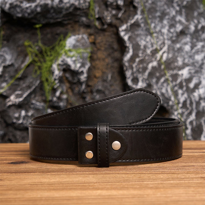 Ceinture en cuir pour homme, intemporelle, personnalisable avec une initiale et boucle argentée - Z - Courroie en PU noir (40) - image 1
