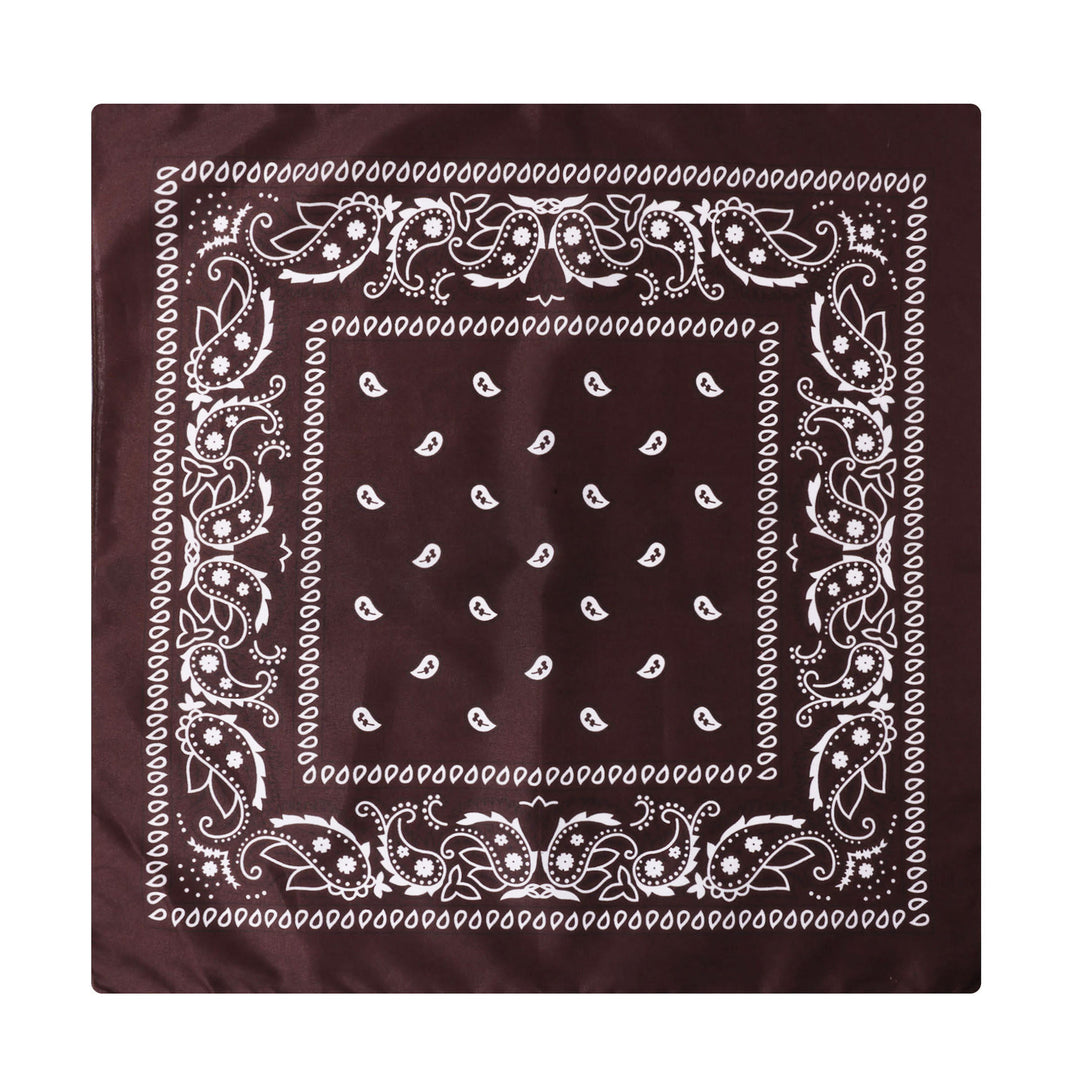 Pochette de costume à motif cachemire et noix de cajou, boucle marron en forme de voilier - Style n° 16 - image 17