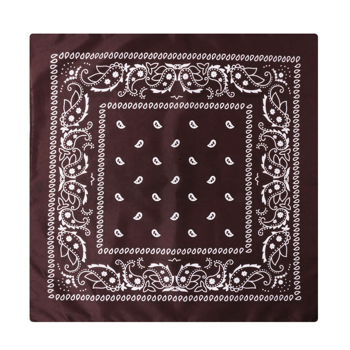Pochette de costume à motif cachemire et noix de cajou, boucle marron en forme de voilier - Style n° 16 - image 17