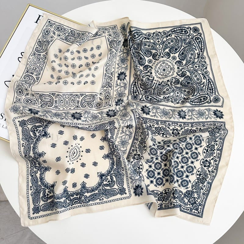 Pochette de costume rétro contrastée à motif noix de cajou avec boucle à fleur - Style n° 15 - image 20