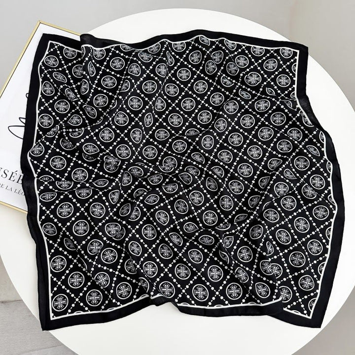 Pochette de costume rétro contrastée à motif noix de cajou avec boucle à fleur - Style n° 31 - image 36