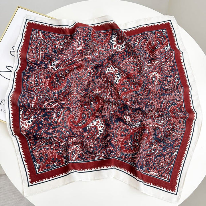 Pochette de costume rétro contrastée à motif noix de cajou avec boucle à fleur - Style n° 11 - image 16