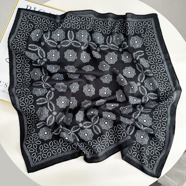 Pochette de costume rétro contrastée à motif noix de cajou avec boucle à fleur - Style n° 6 - image 11