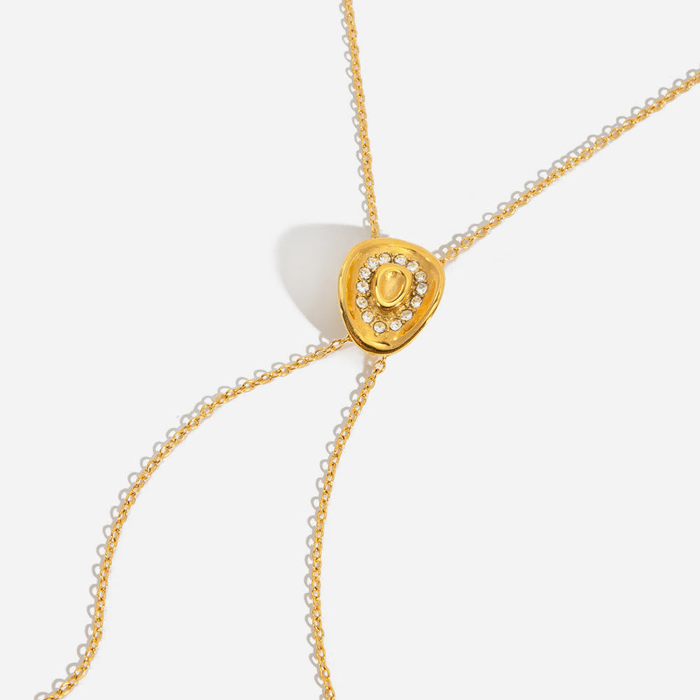 Collier en forme de chapeau de cowboy western orné de strass brillants - image 7