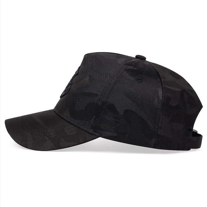 Casquette de baseball à empiècement en maille camouflage brodée d'ancre - image 2