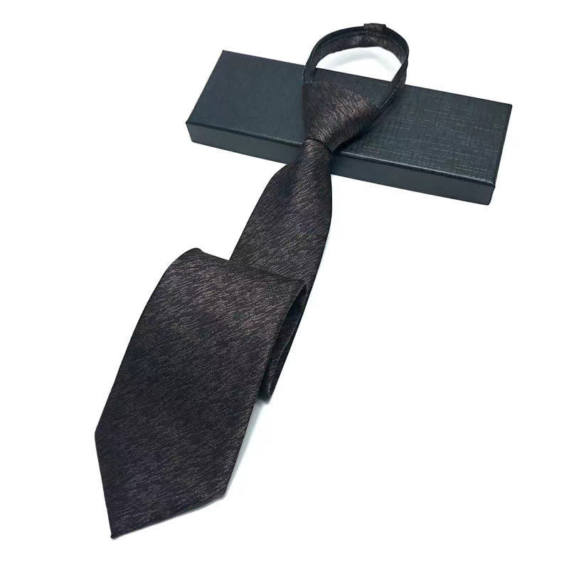 Cravate pré-nouée ajustable à motif vintage pour homme - Style n° 5 - image 5