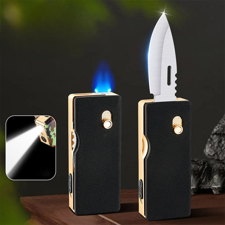 Briquet pliant 2 en 1 Golden Horse Relief Lighting - Noir - image 6