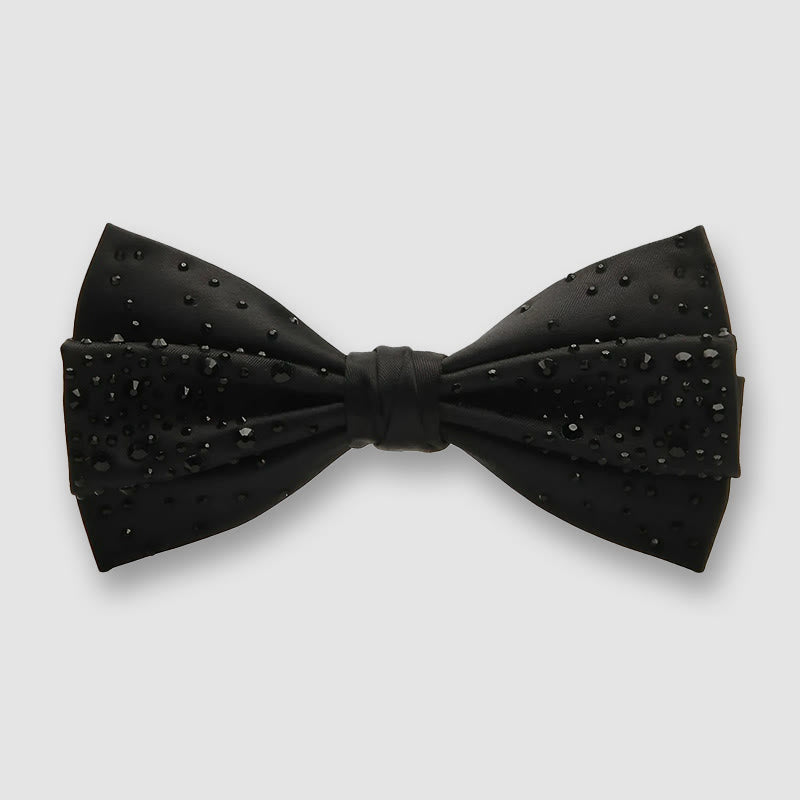 Nœud papillon formel vintage et créatif orné de diamants - Style n° 1 - image 0