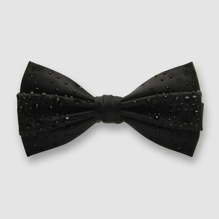 Nœud papillon formel vintage et créatif orné de diamants - Style n° 1 - image 0