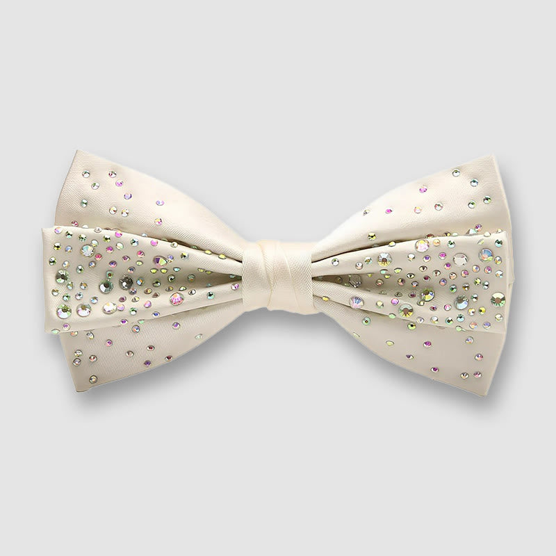 Nœud papillon formel vintage et créatif orné de diamants - Style n° 4 - image 4