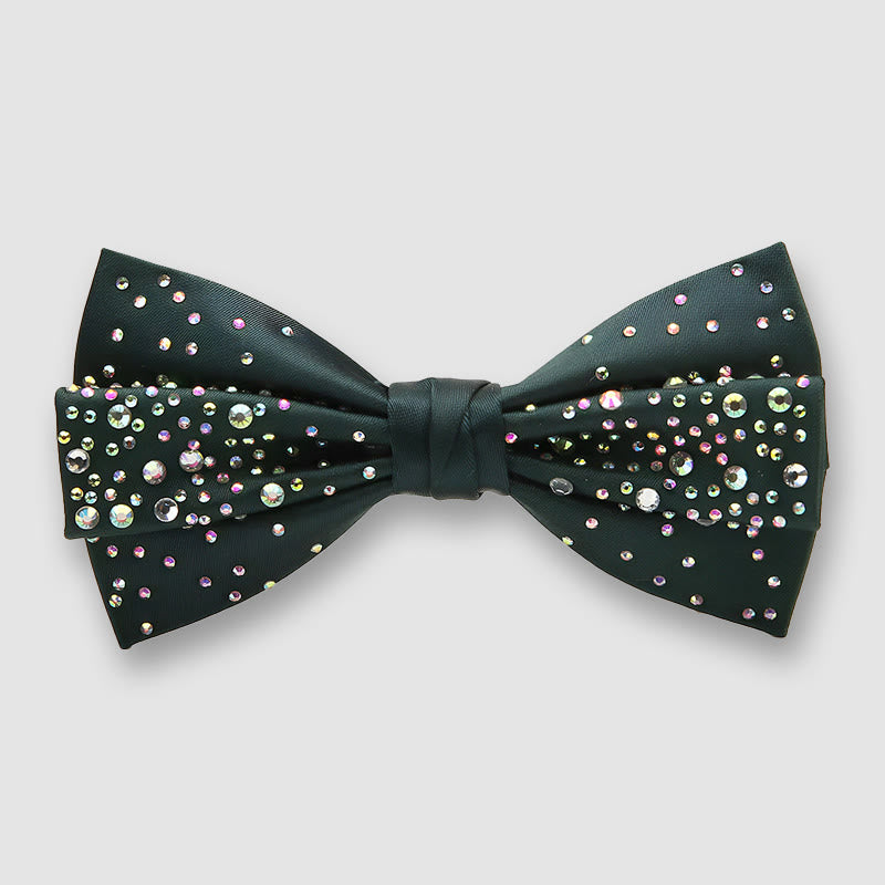 Nœud papillon formel vintage et créatif orné de diamants - Style n° 5 - image 5