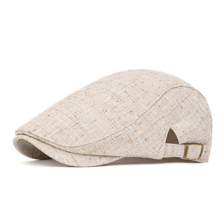 Béret d'été rétro à texture tissée ajustable - Kaki - Réglable (22"-24") - image 9
