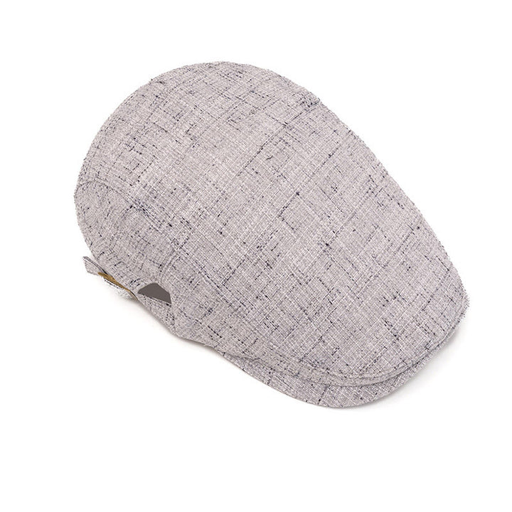 Béret d'été rétro à texture tissée ajustable - image 2