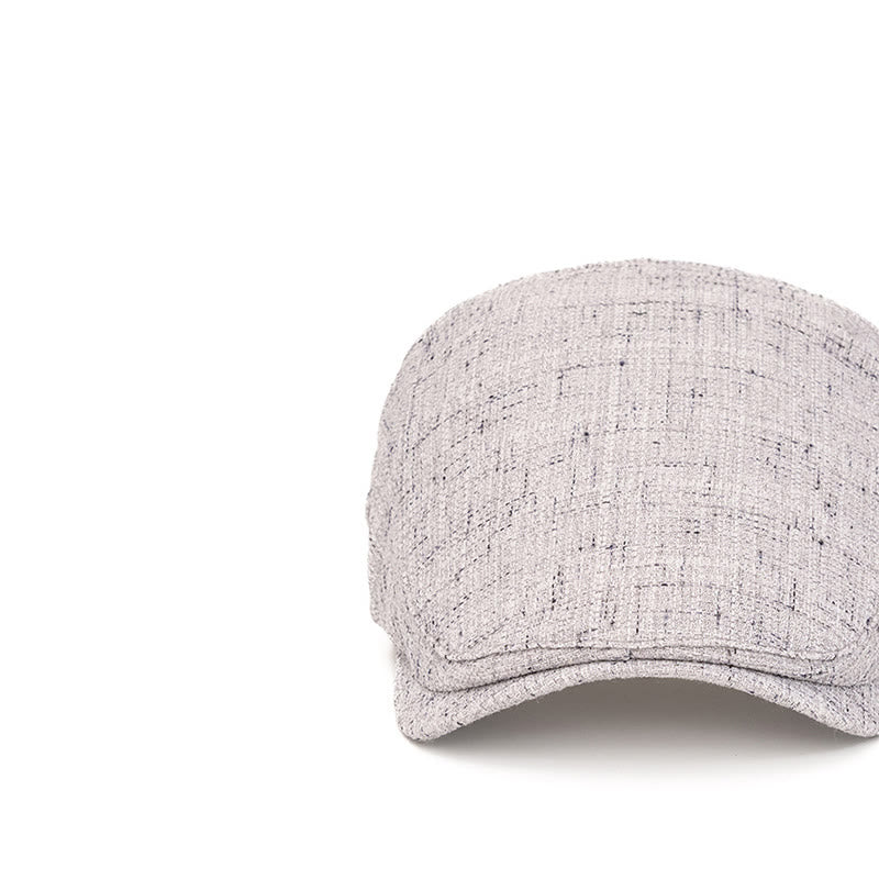 Béret d'été rétro à texture tissée ajustable - image 3