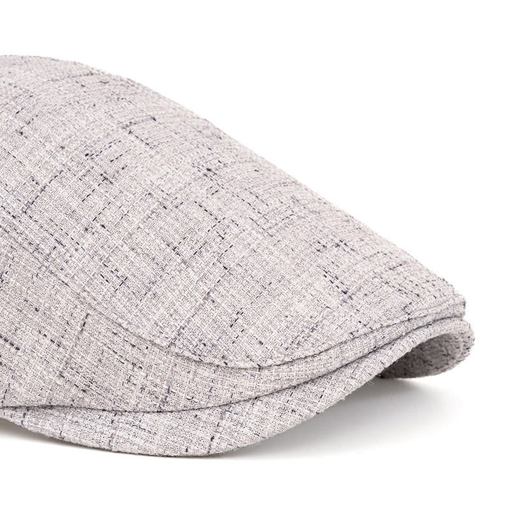 Béret d'été rétro à texture tissée ajustable - image 5