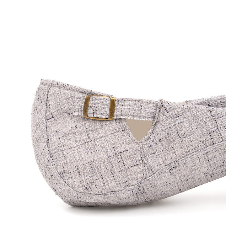 Béret d'été rétro à texture tissée ajustable - image 6