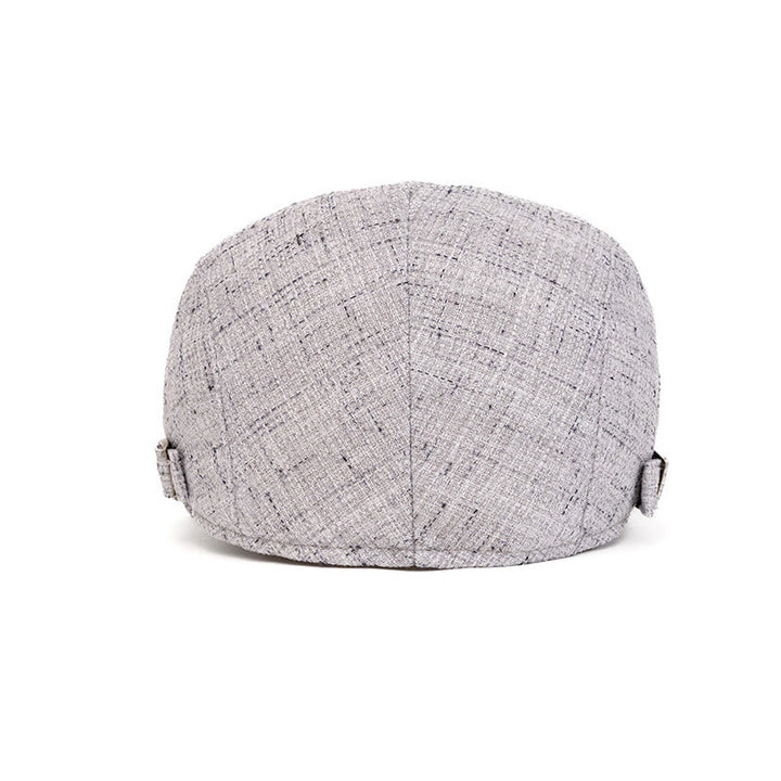 Béret d'été rétro à texture tissée ajustable - image 4