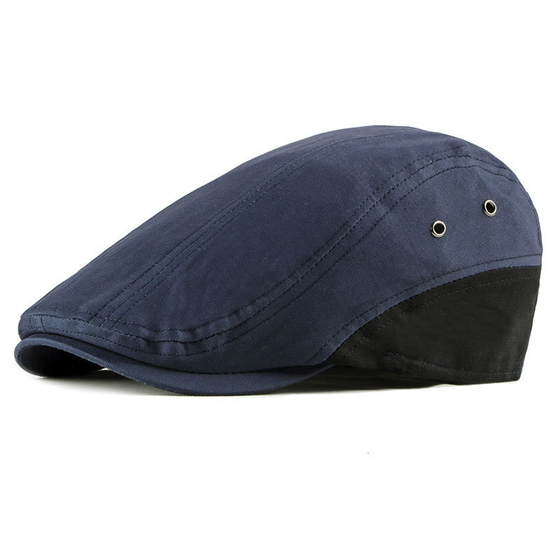 Béret d'été décontracté à empiècements contrastés et respirant - Bleu marine - Réglable (21 5/8"-23 1/4") - image 4