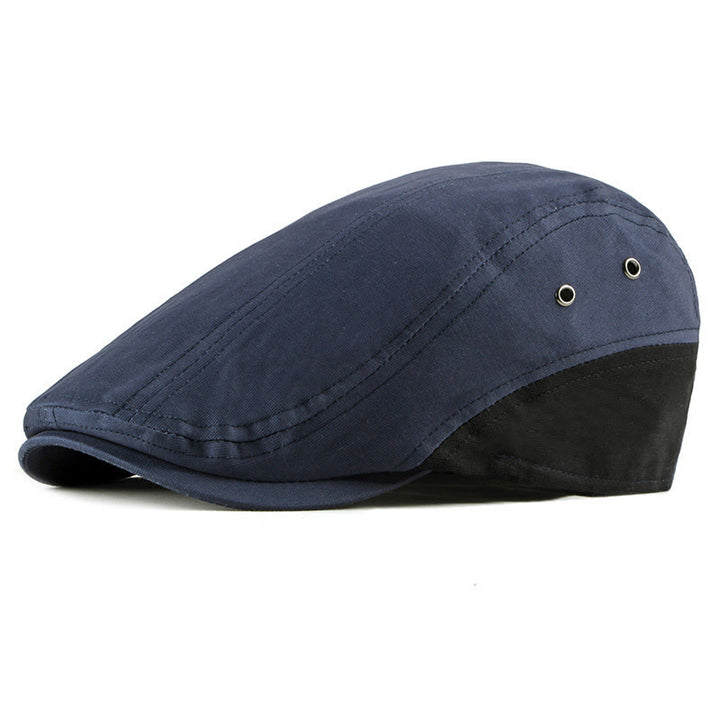 Béret d'été décontracté à empiècements contrastés et respirant - Bleu marine - Réglable (21 5/8"-23 1/4") - image 4