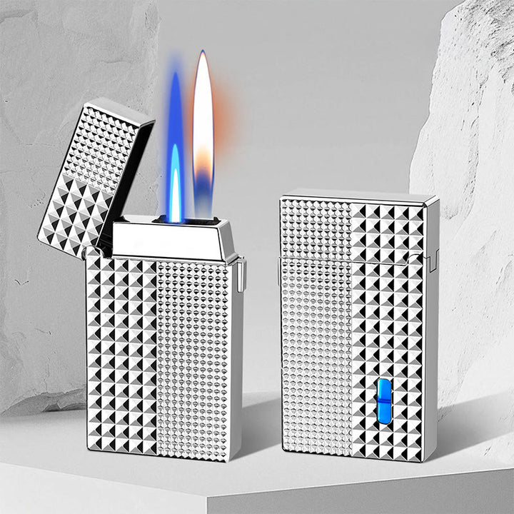 Briquet à double flamme à allumage par induction intelligent activé par la voix - Argent - image 4