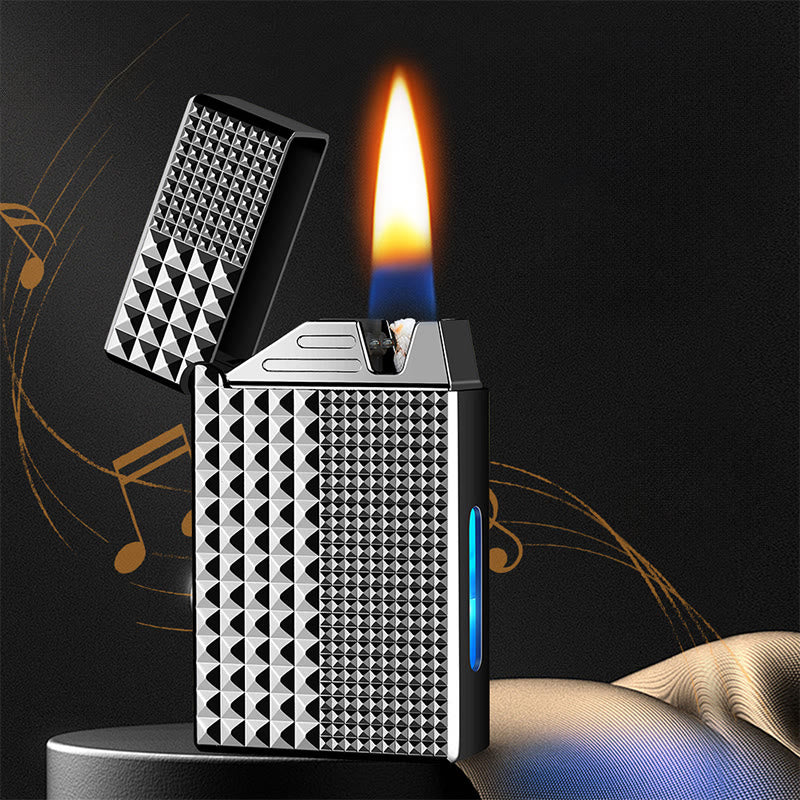 Briquet à double flamme à allumage par induction intelligent activé par la voix - image 1