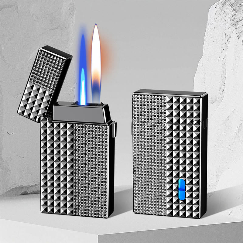 Briquet à double flamme à allumage par induction intelligent activé par la voix - Noir - image 5