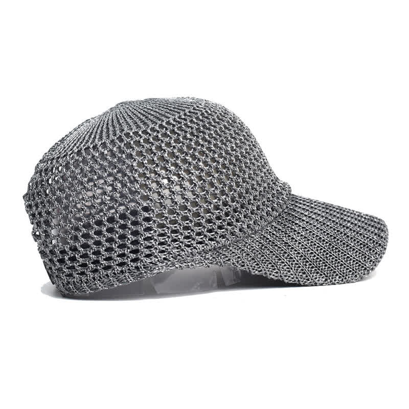 Casquette de baseball d'été classique, légère et décontractée en maille - image 4