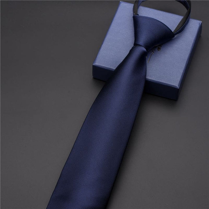Cravate imprimée vintage pour homme avec pince à cravate sculptée - Style n° 4 - Argent - image 5