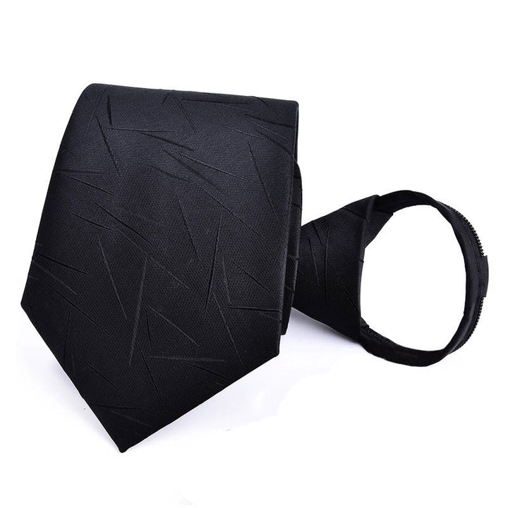 Ensemble cravate, pince à cravate et boutons de manchette en grès bleu de luxe pour homme - Style n° 11 - image 13