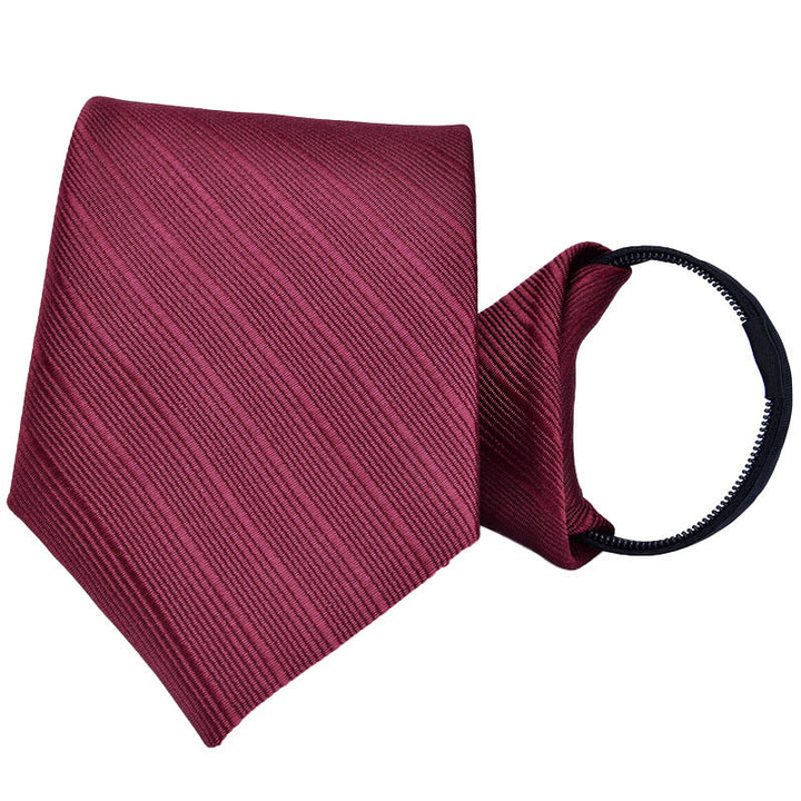 Ensemble cravate, pince à cravate et boutons de manchette en grès bleu de luxe pour homme - Style n° 5 - image 7