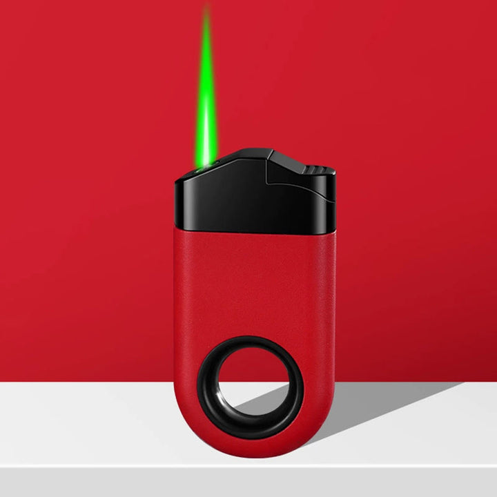 Anneau de décompression Briquet coupe-vent à flamme verte - Rouge - image 4