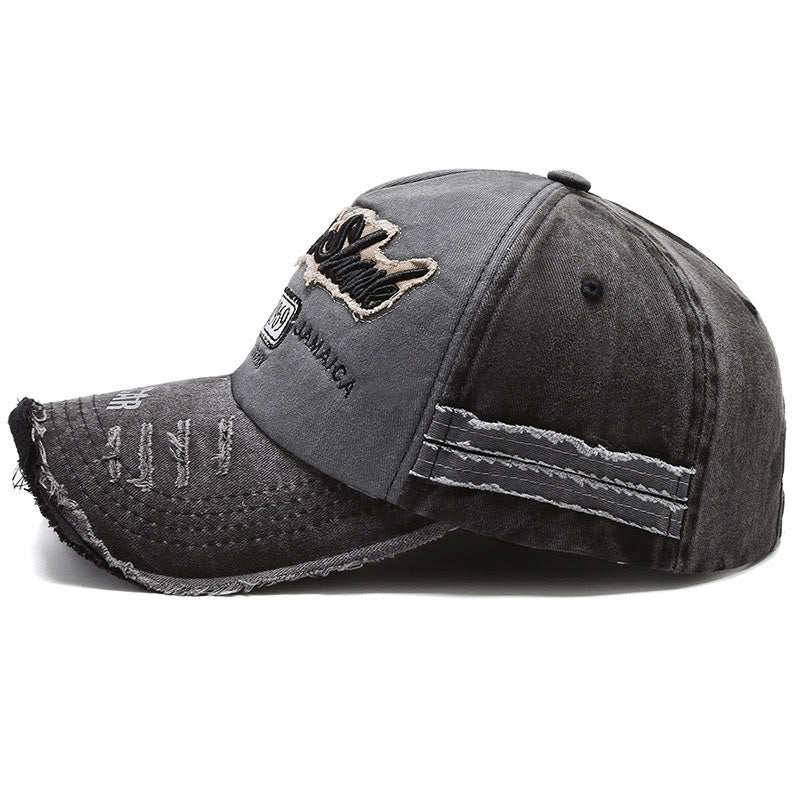 Casquette de baseball d'été vintage délavée à blocs de couleur de 1969 - image 1