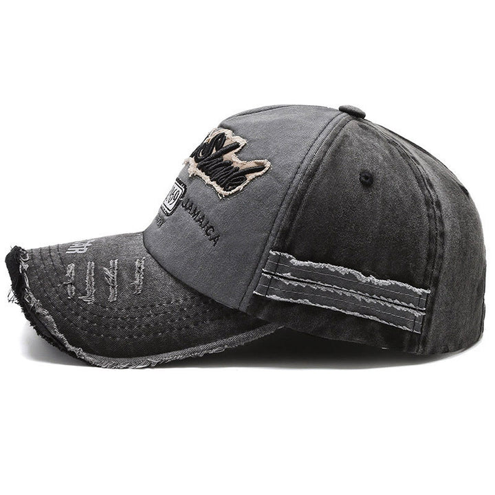 Casquette de baseball d'été vintage délavée à blocs de couleur de 1969 - image 1