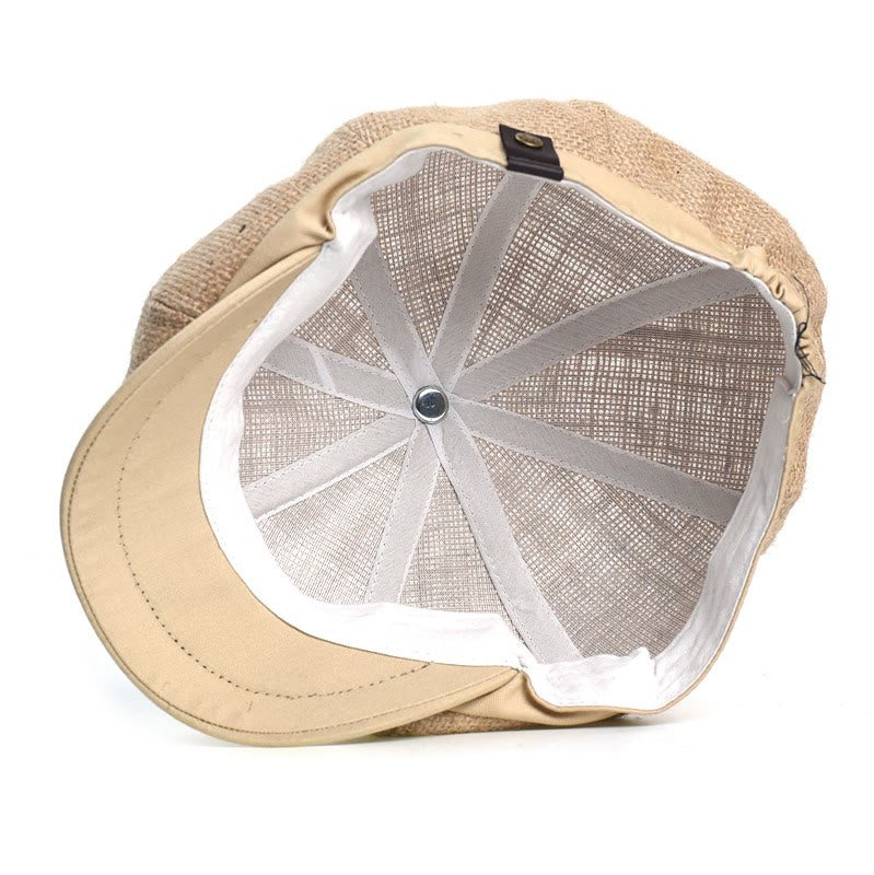 Béret octogonal respirant de style rétro britannique artistique - image 1